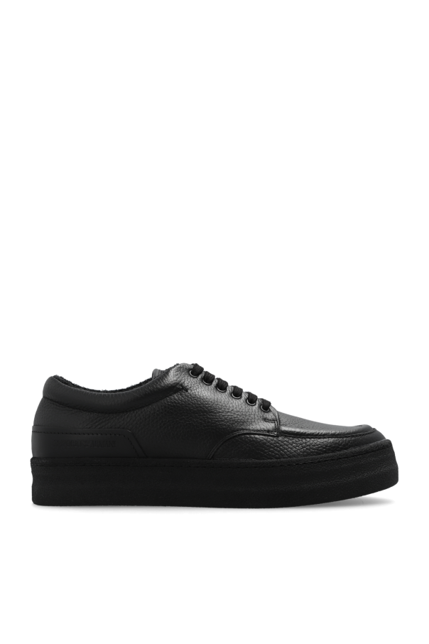 Armani lace best sale up sneakers